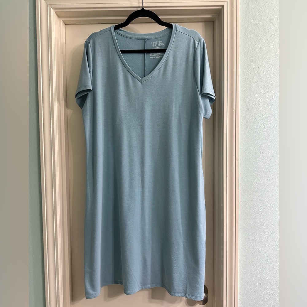 Time and Tru Blue Dress size XL
